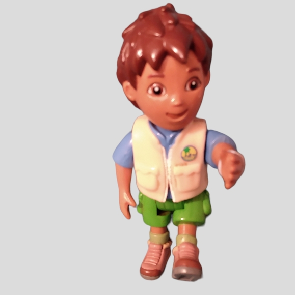 **SOLD**Dora The Explorer 3.5" 2002 Action Figure & Diego 4" 2003 Action Figure - Picture 3 of 5